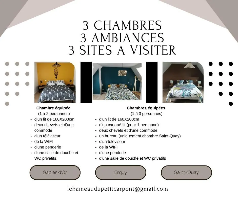 Le Hameau Du Petit Carpont - Chambres D'Hotes -Baie De Saint-Brieuc-Entre-Paimpol Et Erquy - Petit Dejeuner Breton Ploufragan 0*,